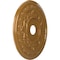 Ekena Millwork Baltimore PVC Medallion (Canopies up to 7 3/4"), 22"OD x 3 1/2"ID x 1"P, Metallic Vintage Gold CMP22BADVG - alternate 3